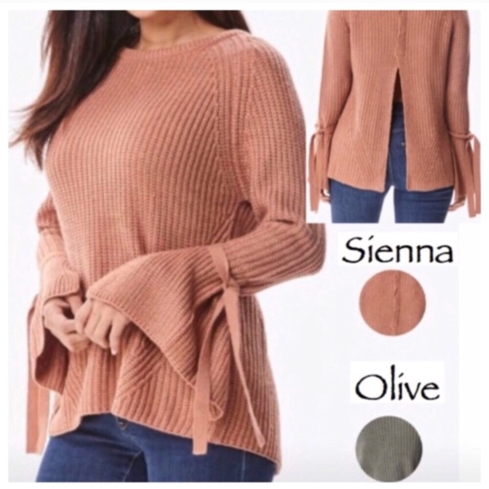 •Closeout•Bell Sleeve Sweater - Picture 2 of 5